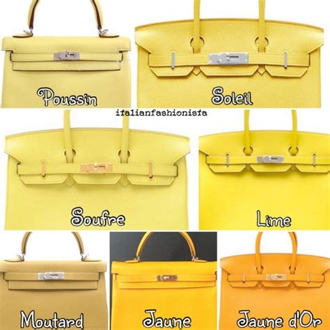 hermes yellow colours